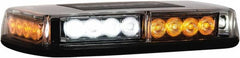 Buyers Products - Variable Flash Rate, Magnetic or Permanent Mount Emergency LED Lightbar Assembly - Powered by DC, Amber & Clear - Exact Tooling