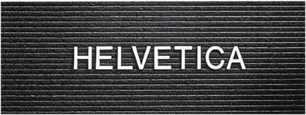 Quartet - Plastic Letter Kits Type: Reusable Letters Display Size: 1/2 (Inch) - Exact Tooling