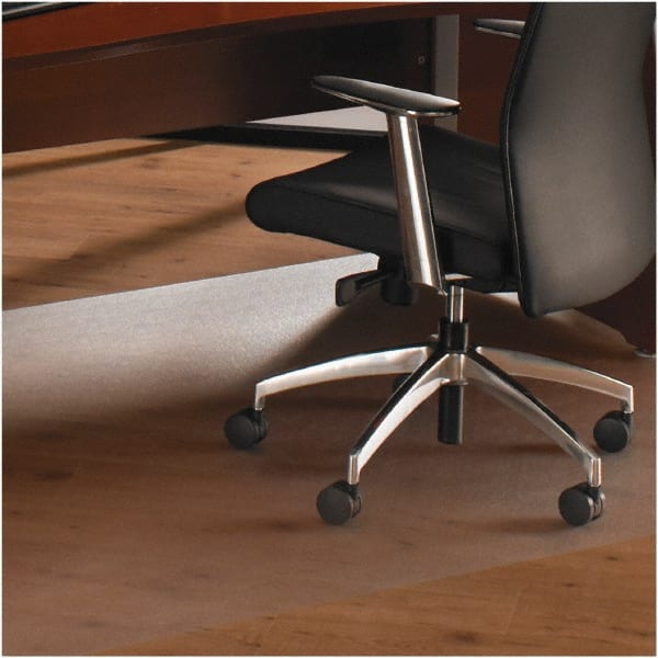 Floortex - 60" Long x 60" Wide, Chair Mat - Square, Straight Edge Style - Exact Tooling