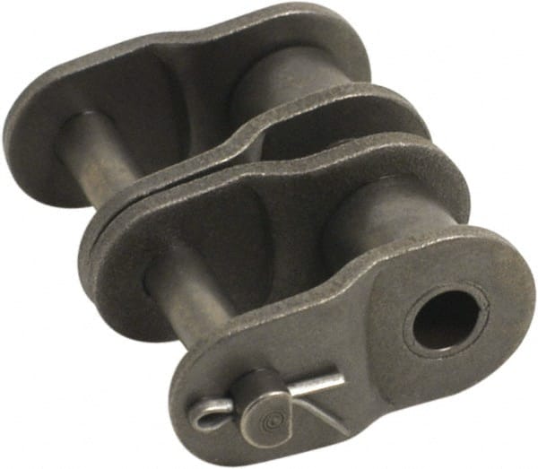 Tritan - 1" Pitch, ANSI 80-2, Double Strand Roller Chain Offset Link - For Use with Double Strand Chain - Exact Tooling