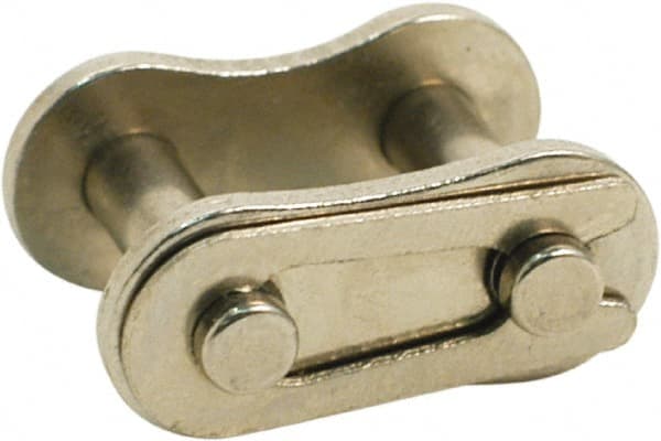 Tritan - 1-1/4" Pitch, ANSI 100, Roller Chain Connecting Link - For Use with Single Strand Chain - Exact Tooling