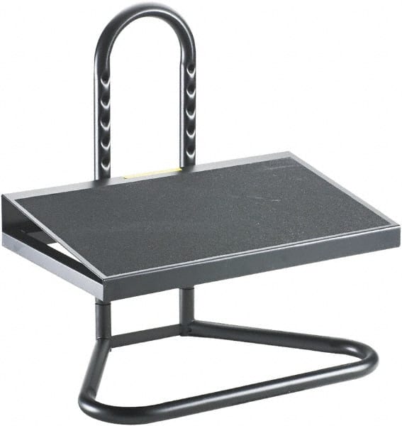 Safco - 20" Wide, 5-1/2 to 15" High Adjustable Foot Rest - Black - Exact Tooling