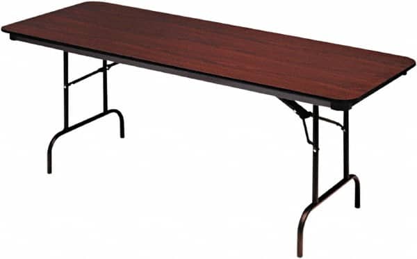 ICEBERG - 30" Long x 96" Wide x 29" High, Folding Table - Mahogany - Exact Tooling
