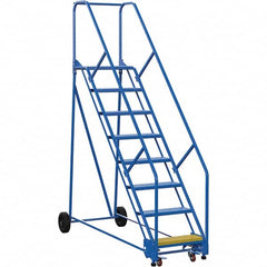 Vestil - 110" High 350 Lb Capacity 8 Step Ladder - Exact Tooling