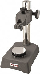 Starrett - Cast Iron, Round Base, Indicator Transfer Stand - Includes Holder - Exact Tooling