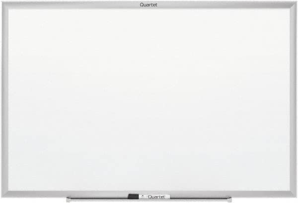 Quartet - 48" High x 72" Wide Magnetic Dry Erase Board - Steel, Includes Z-Bracket - Exact Tooling