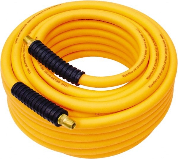 OEM Tools - 3/8" ID 50' Long Multipurpose Air Hose - MNPT x MNPT Ends, 300 Working psi, - Exact Tooling