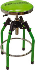 OEM Tools - 330 Lb Capacity, Adjustable Creeper Seat - Chrome, 35.2" High x 14" Wide - Exact Tooling