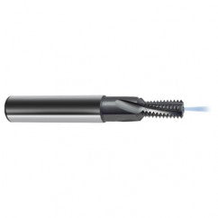 1/4-20 3FL Carbide Thread Mill-Coolant Thru-TiCN - Exact Tooling