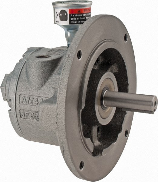 Gast - 1-1/2 hp Reversible NEMA 56C Air Actuated Motor - 3,000 Max RPM, 2.06" Shaft Length, 6.69" OAL, 5/8" Shaft Diam - Exact Tooling