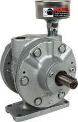 Gast - 4 hp Reversible Foot Air Actuated Motor - 3,000 Max RPM, 1.39" Shaft Length, 7.47" OAL, 5/8" Shaft Diam - Exact Tooling