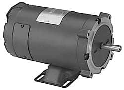 Leeson - 3/4 Max hp, 1,800 Max RPM, Electric AC DC Motor - 12 V Input, 56C Frame - Exact Tooling