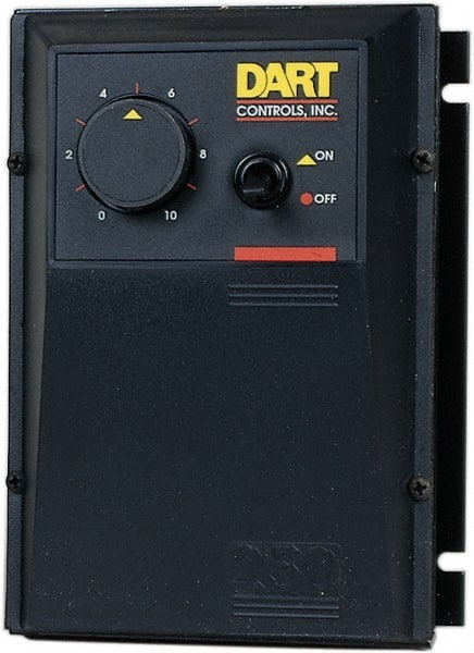 Dart Controls - 1/8 Max hp, 30 Max RPM, Electric AC DC Motor - 120 V Input - Exact Tooling