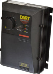 Dart Controls - 2 Max hp, 30 Max RPM, Electric AC DC Motor - 120, 240 V Input - Exact Tooling