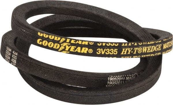 Continental ContiTech - Section 3V, 34" Outside Length, V-Belt - Fiber Reinforced Wingprene Rubber, HY-T Wedge MatchmakerEnvelope, No. 3V335 - Exact Tooling