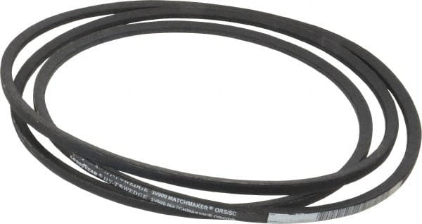 Continental ContiTech - Section 3V, 90" Outside Length, V-Belt - Fiber Reinforced Wingprene Rubber, HY-T Wedge MatchmakerEnvelope, No. 3V900 - Exact Tooling