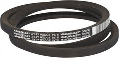 Continental ContiTech - Section 5V, 71" Outside Length, V-Belt - Fiber Reinforced Wingprene Rubber, HY-T Wedge MatchmakerEnvelope, No. 5V710 - Exact Tooling