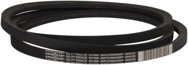 Continental ContiTech - Section 5V, 100" Outside Length, V-Belt - Fiber Reinforced Wingprene Rubber, HY-T Wedge MatchmakerEnvelope, No. 5V1000 - Exact Tooling