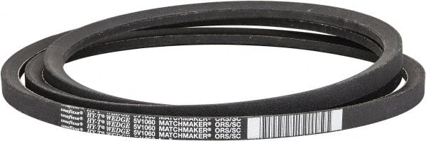 Continental ContiTech - Section 5V, 106" Outside Length, V-Belt - Fiber Reinforced Wingprene Rubber, HY-T Wedge MatchmakerEnvelope, No. 5V1060 - Exact Tooling