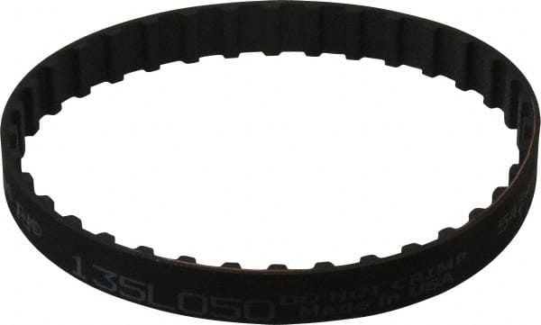 Continental ContiTech - Section L, 1/2" Wide, Timing Belt - Helanca Weave Stretch Nylon, L Series Belts Positive Drive, No. 135L - Exact Tooling