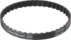 Continental ContiTech - Section L, 1/2" Wide, Timing Belt - Helanca Weave Stretch Nylon, L Series Belts Positive Drive, No. 150L - Exact Tooling