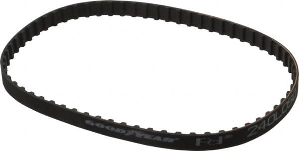 Continental ContiTech - Section L, 1/2" Wide, Timing Belt - Helanca Weave Stretch Nylon, L Series Belts Positive Drive, No. 240L - Exact Tooling