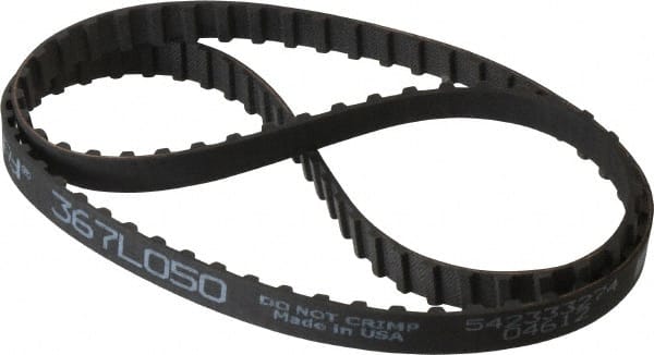 Continental ContiTech - Section L, 1/2" Wide, Timing Belt - Helanca Weave Stretch Nylon, L Series Belts Positive Drive, No. 367L - Exact Tooling