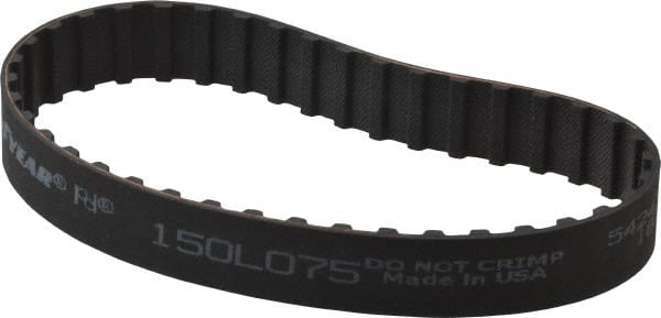 Continental ContiTech - Section L, 3/4" Wide, Timing Belt - Helanca Weave Stretch Nylon, L Series Belts Positive Drive, No. 150L - Exact Tooling