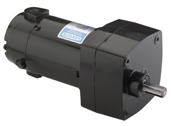 Leeson - 1/15 Max hp, 9 Max RPM, Electric AC DC Motor - 115 V Input, Single Phase, 31 Frame - Exact Tooling