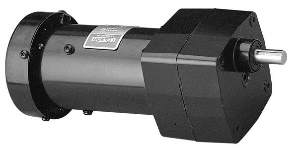 Leeson - 1/15 Max hp, 19 Max RPM, Electric AC DC Motor - 115 V Input, Single Phase, 31 Frame - Exact Tooling