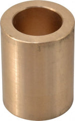 Made in USA - 3/4" Inside x 1-1/8" Outside Diam, Cast Bronze Sleeve Bearing - 1-1/2" OAL - Exact Tooling