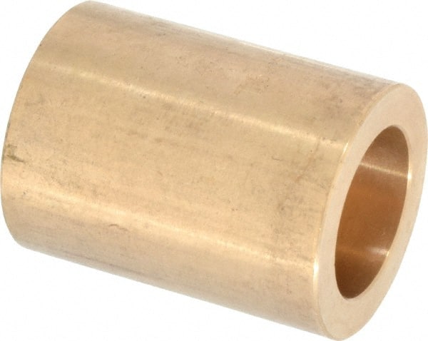 Made in USA - 1" Inside x 1-1/2" Outside Diam, Cast Bronze Sleeve Bearing - 2" OAL - Exact Tooling
