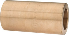 Made in USA - 1" Inside x 1-1/2" Outside Diam, Cast Bronze Sleeve Bearing - 3" OAL - Exact Tooling