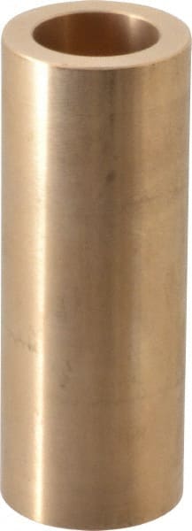 Made in USA - 1" Inside x 1-1/2" Outside Diam, Cast Bronze Sleeve Bearing - 4" OAL - Exact Tooling