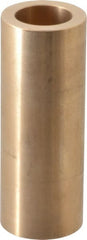 Made in USA - 1" Inside x 1-1/2" Outside Diam, Cast Bronze Sleeve Bearing - 4" OAL - Exact Tooling