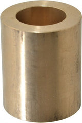 Made in USA - 1" Inside x 1-5/8" Outside Diam, Cast Bronze Sleeve Bearing - 2" OAL - Exact Tooling