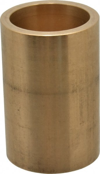 Made in USA - 1-5/16" Inside x 1-5/8" Outside Diam, Cast Bronze Sleeve Bearing - 2-1/2" OAL - Exact Tooling
