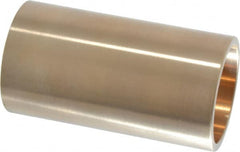Made in USA - 1-3/8" Inside x 1-5/8" Outside Diam, Cast Bronze Sleeve Bearing - 3" OAL - Exact Tooling