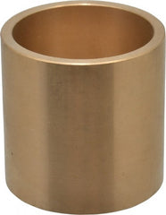 Made in USA - 1-1/2" Inside x 1-3/4" Outside Diam, Cast Bronze Sleeve Bearing - 1-3/4" OAL - Exact Tooling