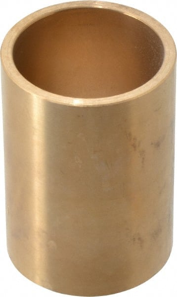 Made in USA - 1-1/2" Inside x 1-3/4" Outside Diam, Cast Bronze Sleeve Bearing - 2-1/2" OAL - Exact Tooling