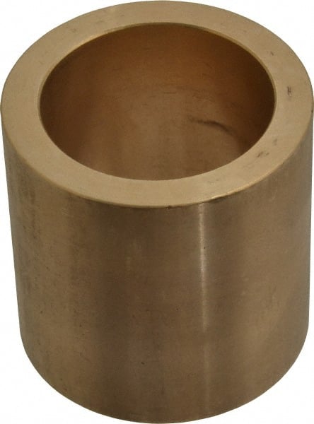 Made in USA - 1-1/2" Inside x 2" Outside Diam, Cast Bronze Sleeve Bearing - 2" OAL - Exact Tooling