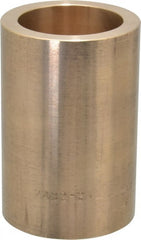 Made in USA - 1-1/2" Inside x 2" Outside Diam, Cast Bronze Sleeve Bearing - 3" OAL - Exact Tooling