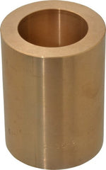 Made in USA - 1-1/2" Inside x 2-1/4" Outside Diam, Cast Bronze Sleeve Bearing - 3" OAL - Exact Tooling