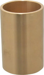 Made in USA - 1-3/4" Inside x 2" Outside Diam, Cast Bronze Sleeve Bearing - 3" OAL - Exact Tooling