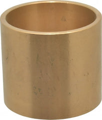 Made in USA - 2" Inside x 2-1/4" Outside Diam, Cast Bronze Sleeve Bearing - 2" OAL - Exact Tooling