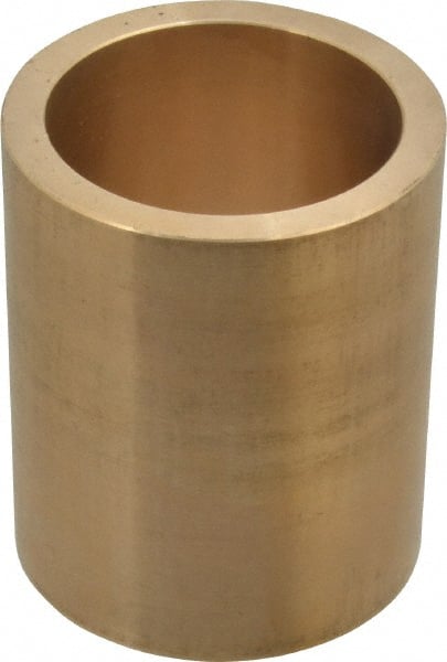 Made in USA - 2" Inside x 2-1/2" Outside Diam, Cast Bronze Sleeve Bearing - 3" OAL - Exact Tooling