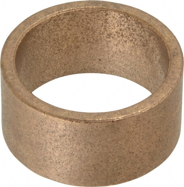 Boston Gear - 1-1/4" Inside x 1-1/2" Outside Diam, Oil Impregnated Bronze SAE-841 Sleeve Bearing - 3/4" OAL - Exact Tooling