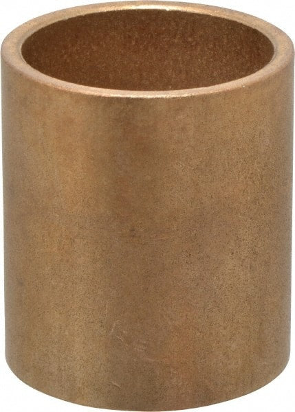 Boston Gear - 1-1/2" Inside x 1-3/4" Outside Diam, Oil Impregnated Bronze SAE-841 Sleeve Bearing - 2" OAL - Exact Tooling