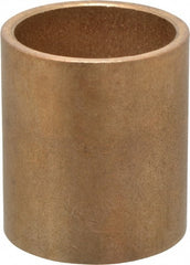 Boston Gear - 1-1/2" Inside x 1-3/4" Outside Diam, Oil Impregnated Bronze SAE-841 Sleeve Bearing - 2" OAL - Exact Tooling