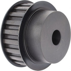 Power Drive - 22 Tooth, 3/4" Inside x 3.447" Outside Diam, Timing Belt Pulley - 3/4, 1" Belt Width, 3.501" Pitch Diam, Steel & Cast Iron - Exact Tooling